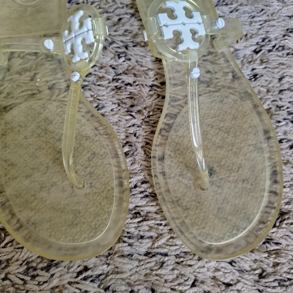 Tory Burch Mini Miller Flat jelly Thong sz 8